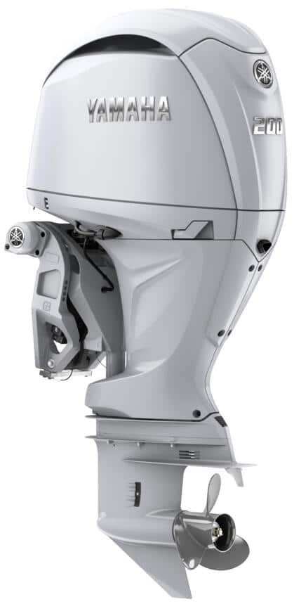 Moteur Yamaha 200CV contre rotation Blanc - LF200XSA-2
